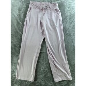 Athleta Jogger Pants Womens Small Pink Athleisure Minimalist Lounge Activewear
